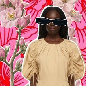 3.1 Phillip Lim - Khaki - Puff Sleeve - Flare Dress NWT